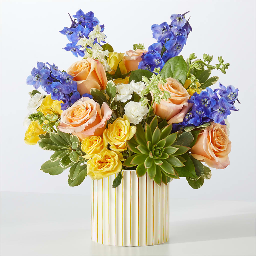 Cobalt Reverie Bouquet – Beantown Florist, Everett MA