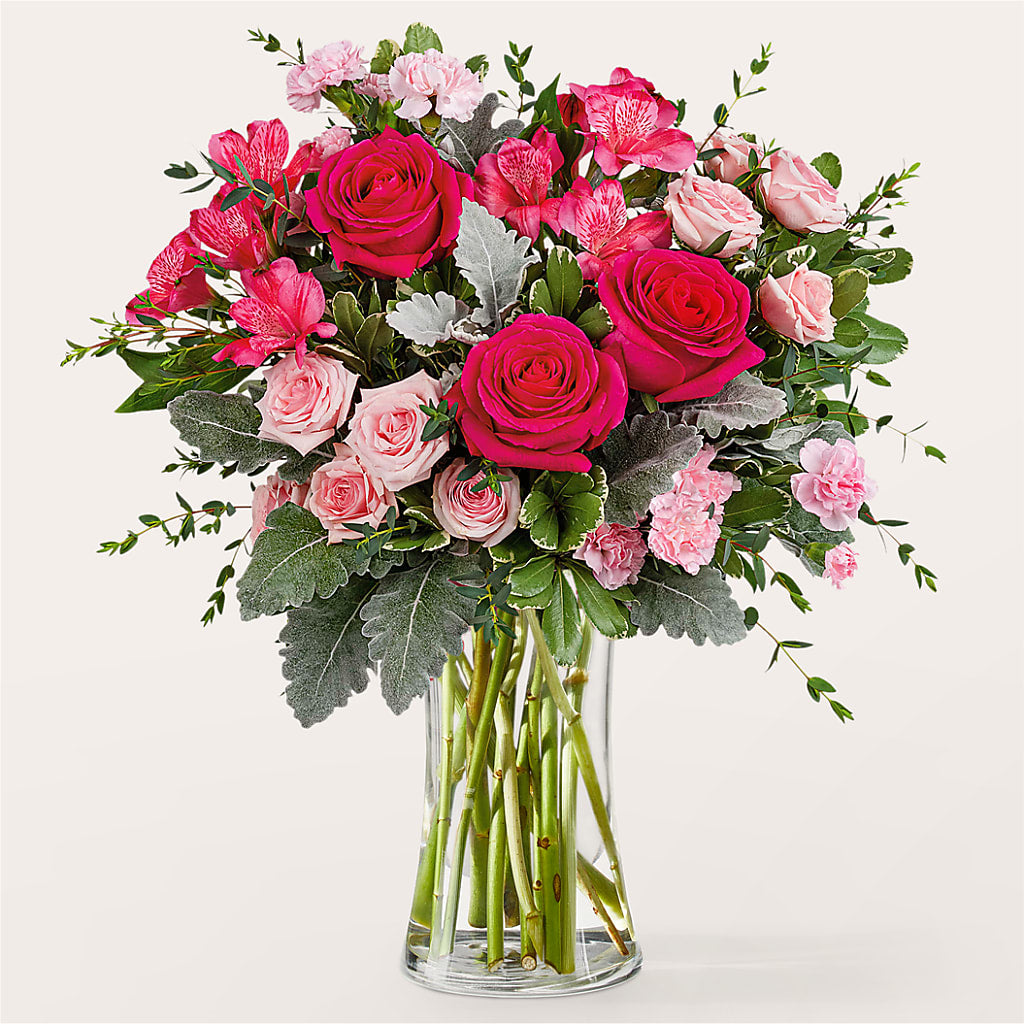 Tickled Pink Bouquet – Beantown Florist, Everett MA