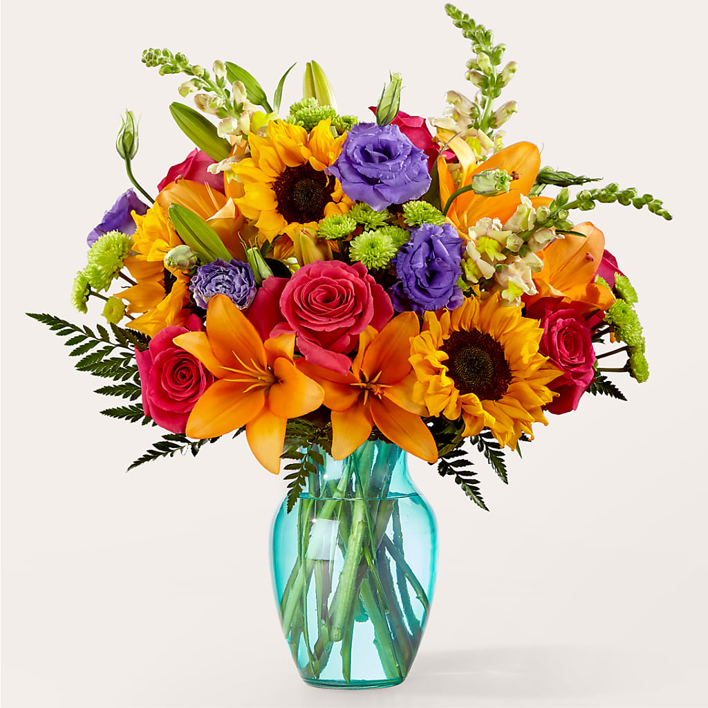 Double Rainbow Bouquet – Beantown Florist, Everett MA