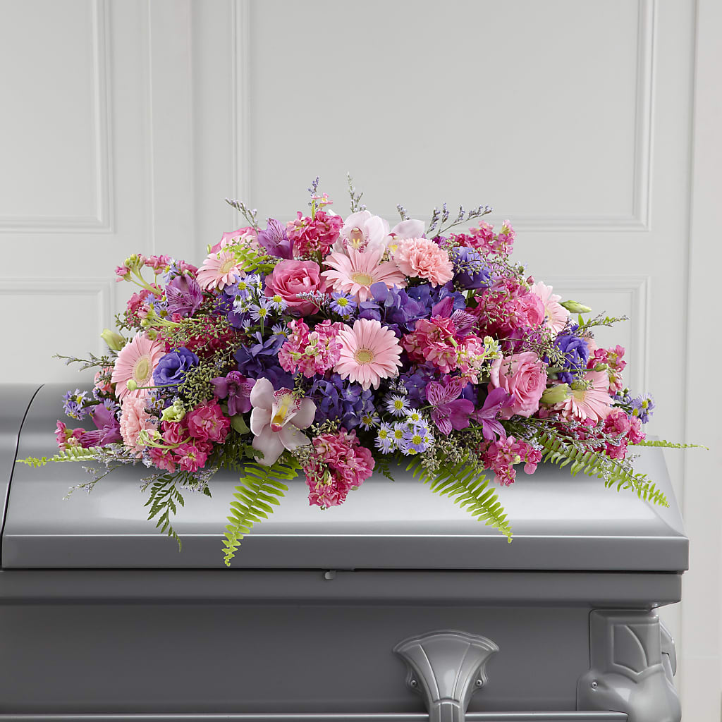 Glorious Garden Casket Spray – Beantown Florist, Everett MA