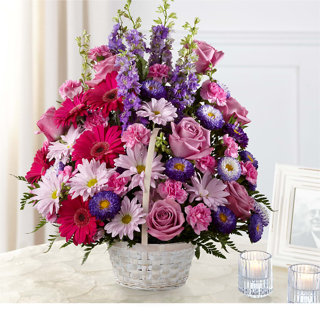 Pastel Peace Basket – Beantown Florist, Everett MA