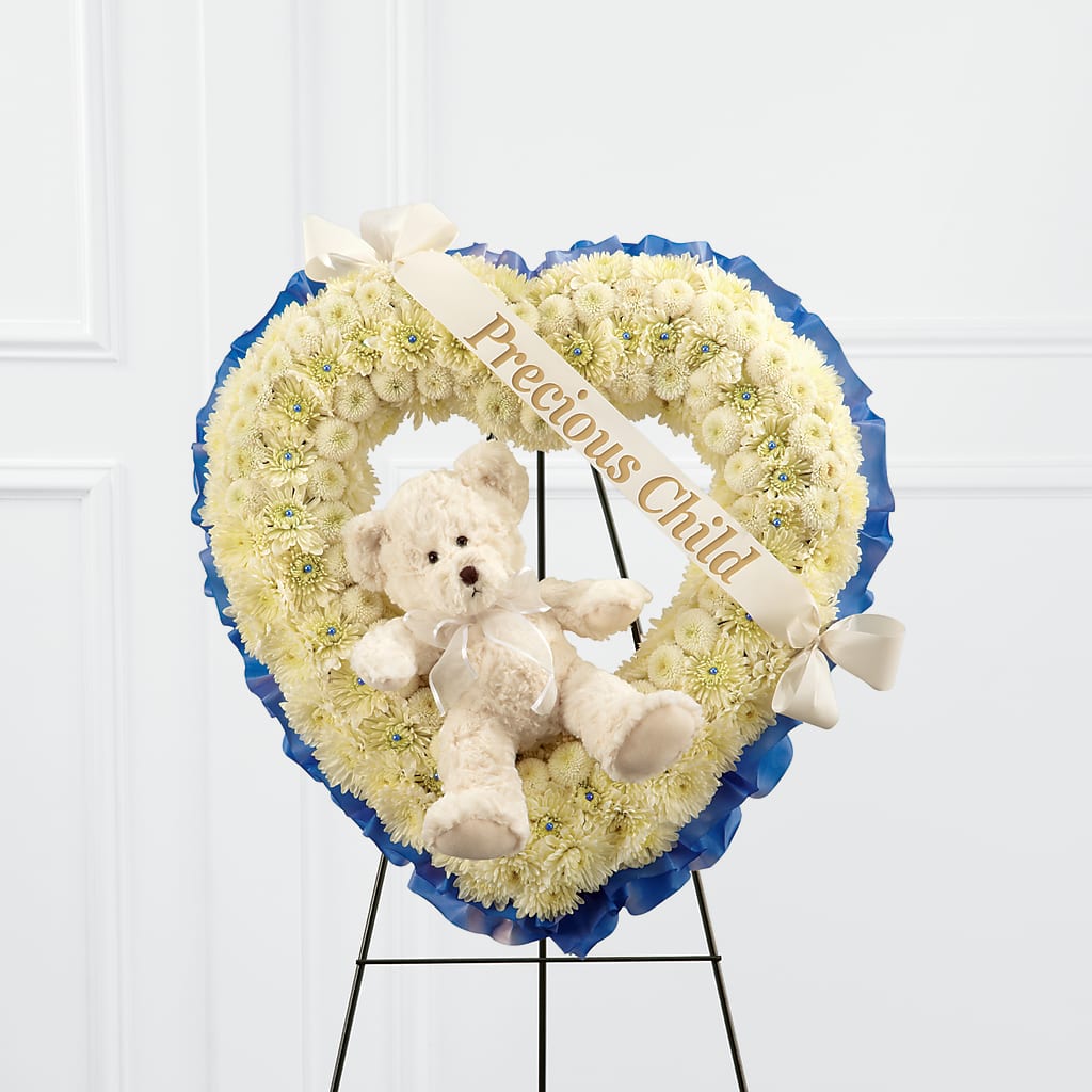Precious Child Standing Heart – Beantown Florist, Everett MA