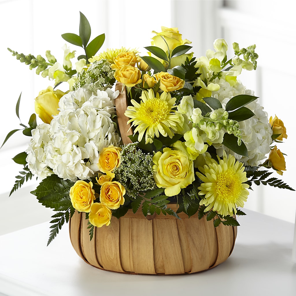 Rustic Remembrance Basket – Beantown Florist, Everett MA