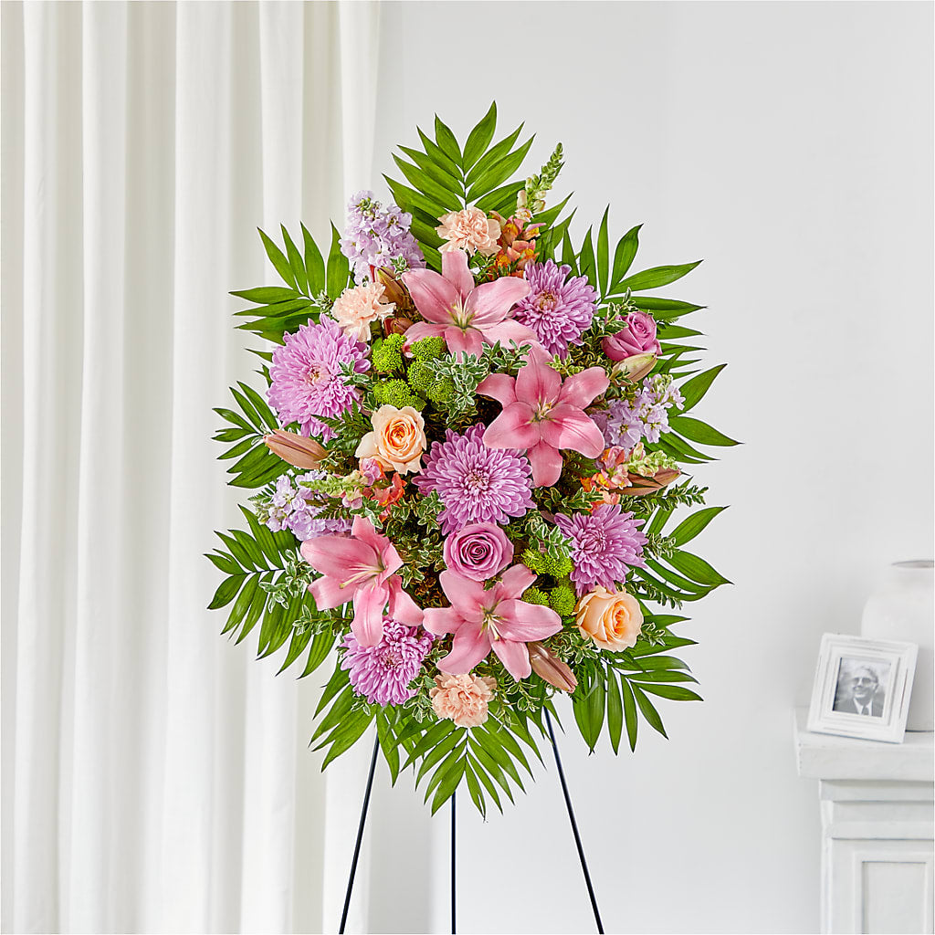 Love & Light Standing Spray – Beantown Florist, Everett MA