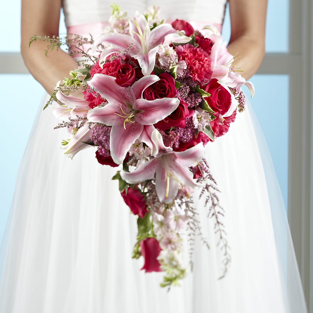 Lily & Rose Bouquet – Beantown Florist, Everett MA
