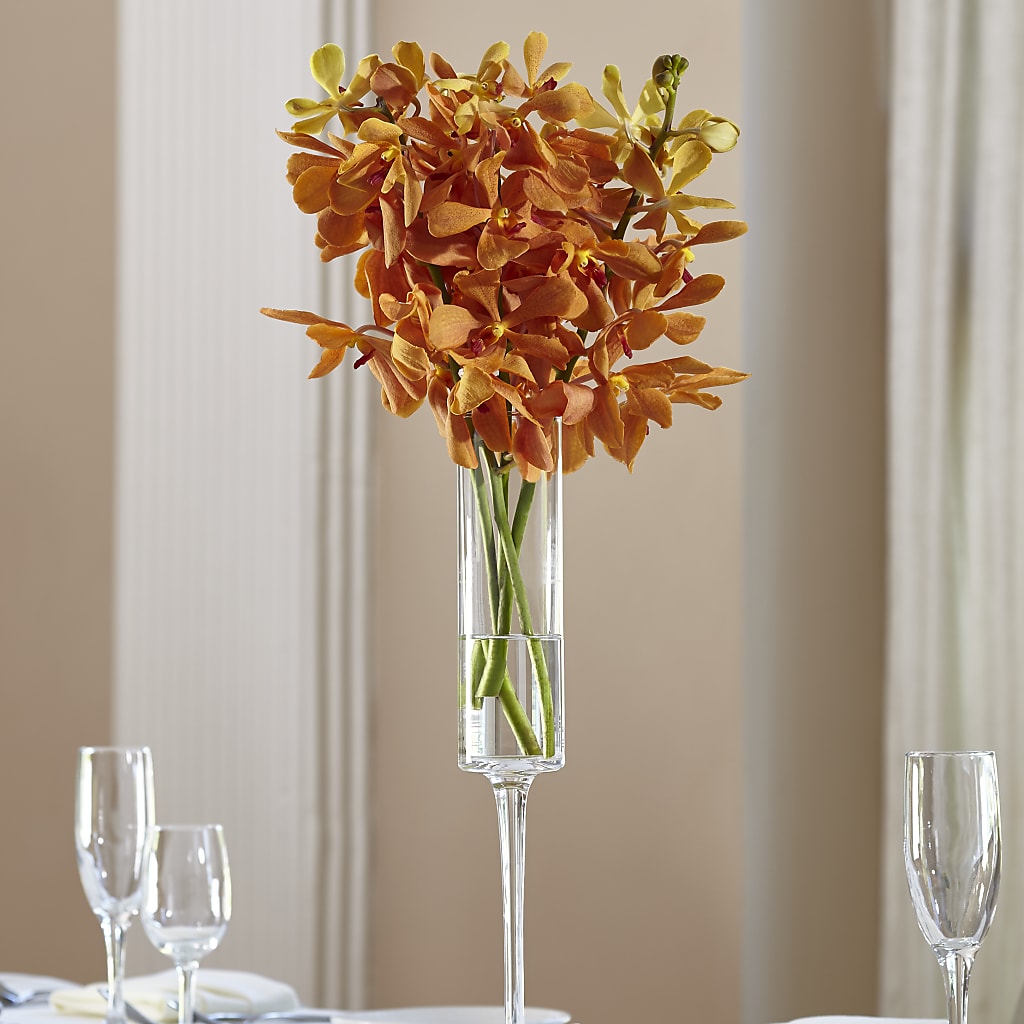 Orange Mokara Bouquet – Beantown Florist, Everett MA