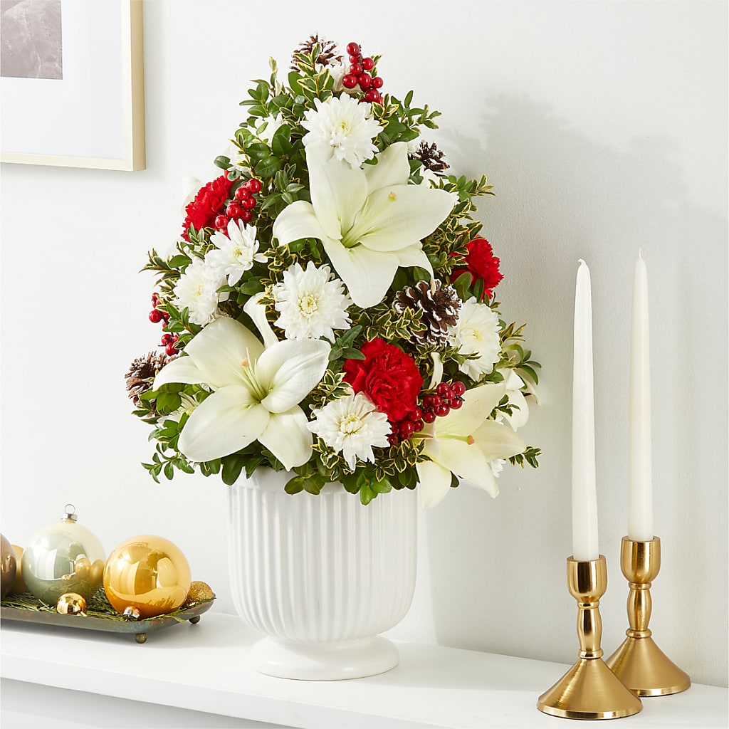 Festive Moments Tree –  Beantown Florist, Everett MA