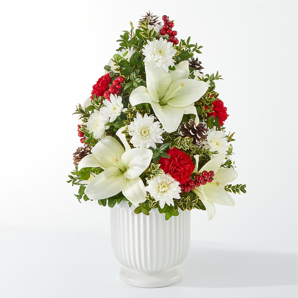 Festive Moments Tree –  Beantown Florist, Everett MA
