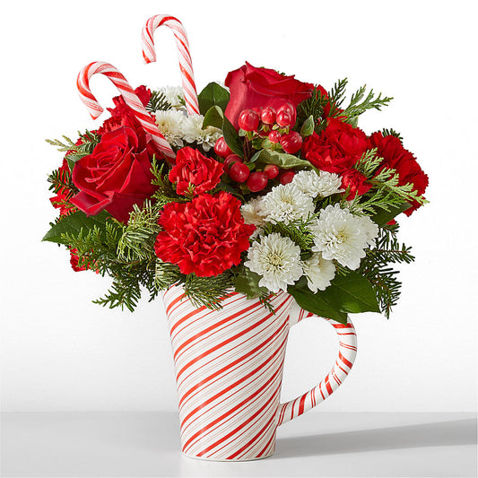 Peppermint Swirl Mug –  Beantown Florist, Everett MA