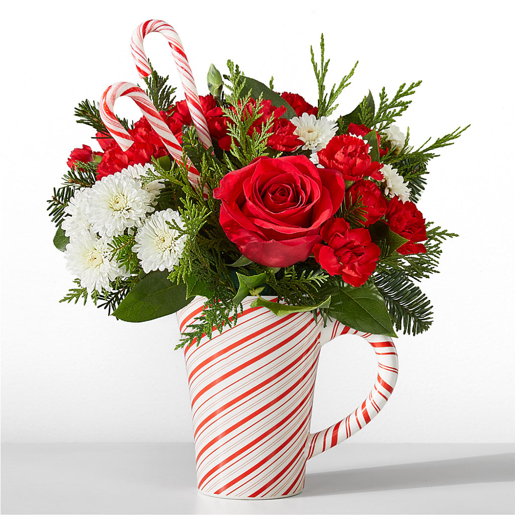Peppermint Swirl Mug –  Beantown Florist, Everett MA