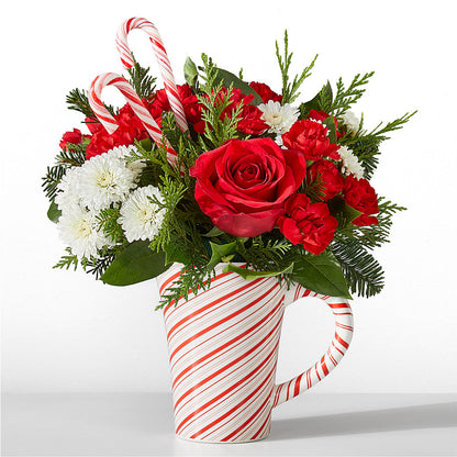 Peppermint Swirl Mug –  Beantown Florist, Everett MA