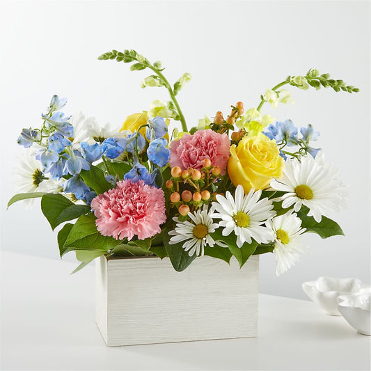 Sun Salutation Box Bouquet –  Beantown Florist, Everett MA