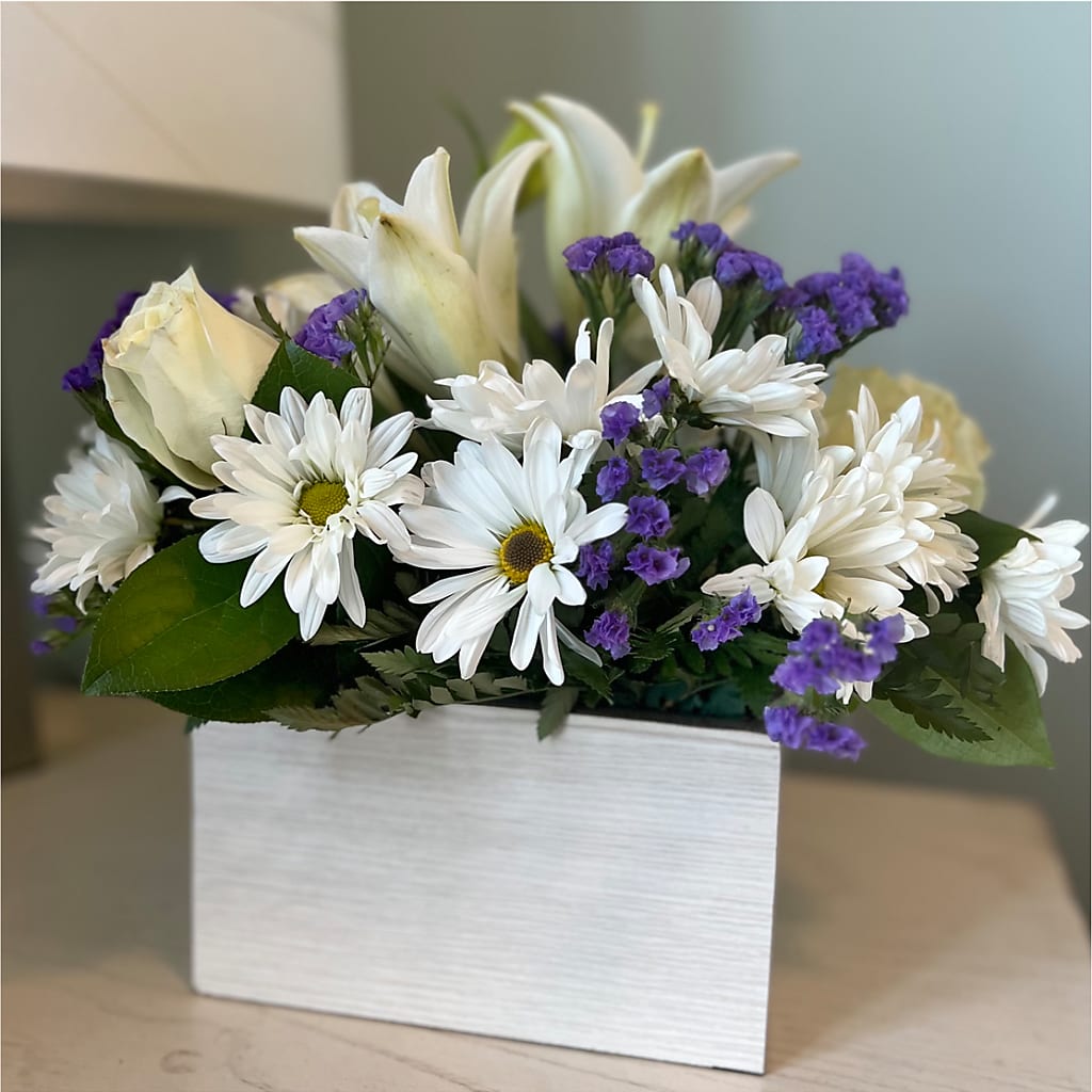 Beyond Blue Box Bouquet –  Beantown Florist, Everett MA