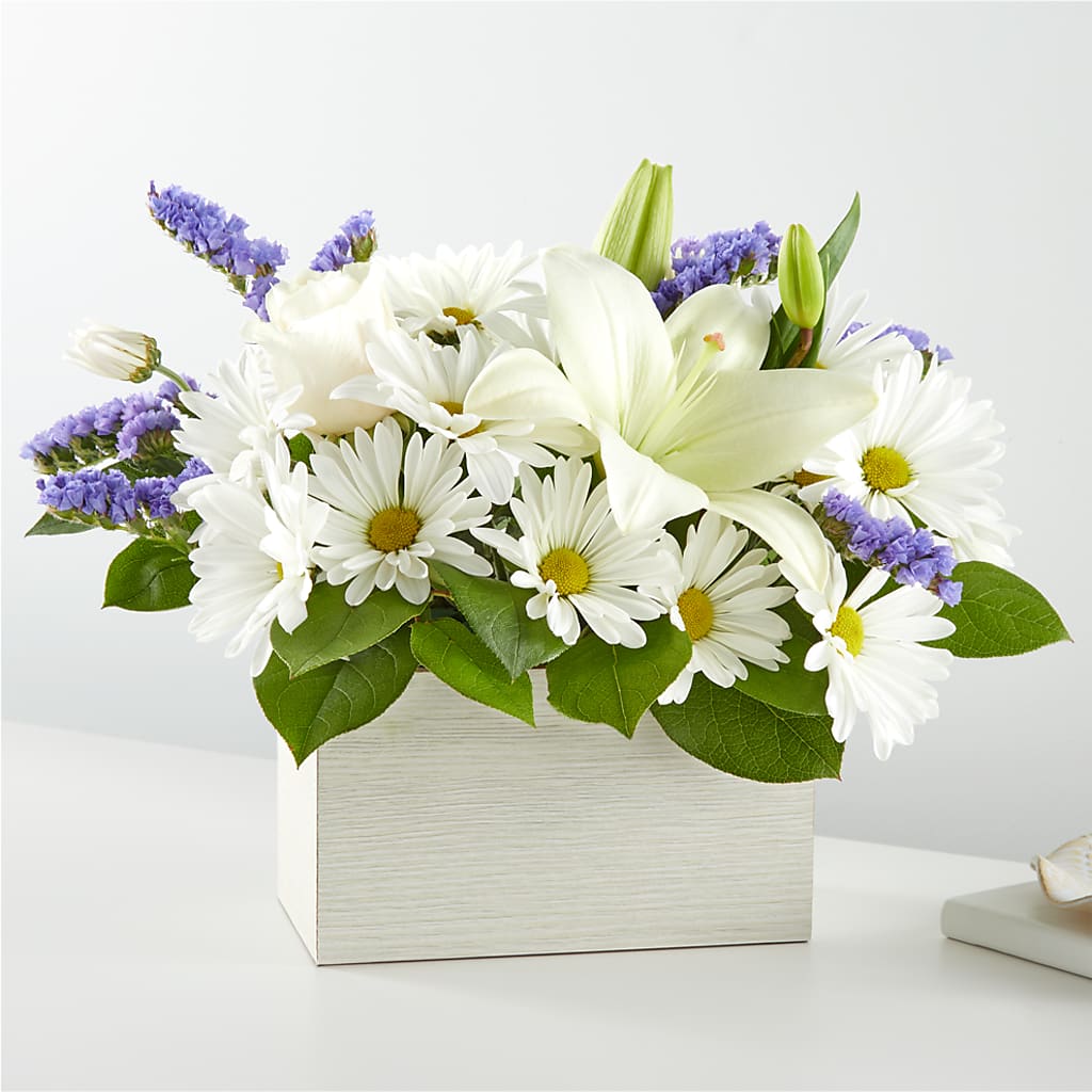 Beyond Blue Box Bouquet –  Beantown Florist, Everett MA