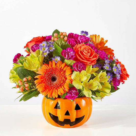 Tricks & Treats Pumpkin –  Beantown Florist, Everett MA