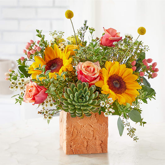 Sunflower Season Bouquet –  Beantown Florist, Everett MA