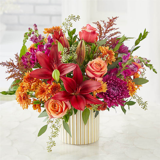 Burgundy Landscape Bouquet –  Beantown Florist, Everett MA