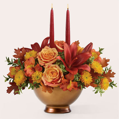 Harvest Table Centerpiece –  Beantown Florist, Everett MA
