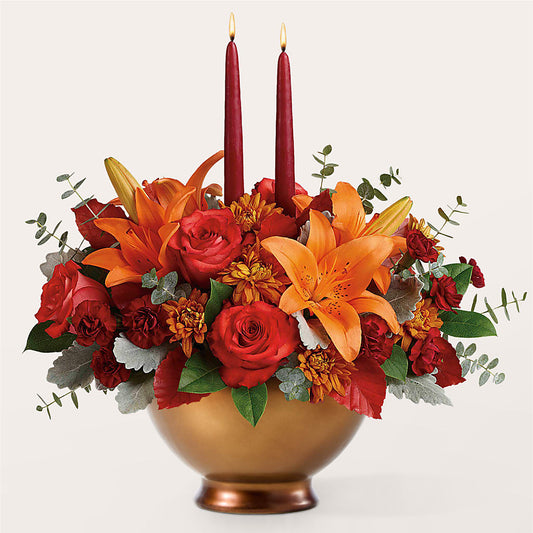 Fruits of Fall Centerpiece –  Beantown Florist, Everett MA