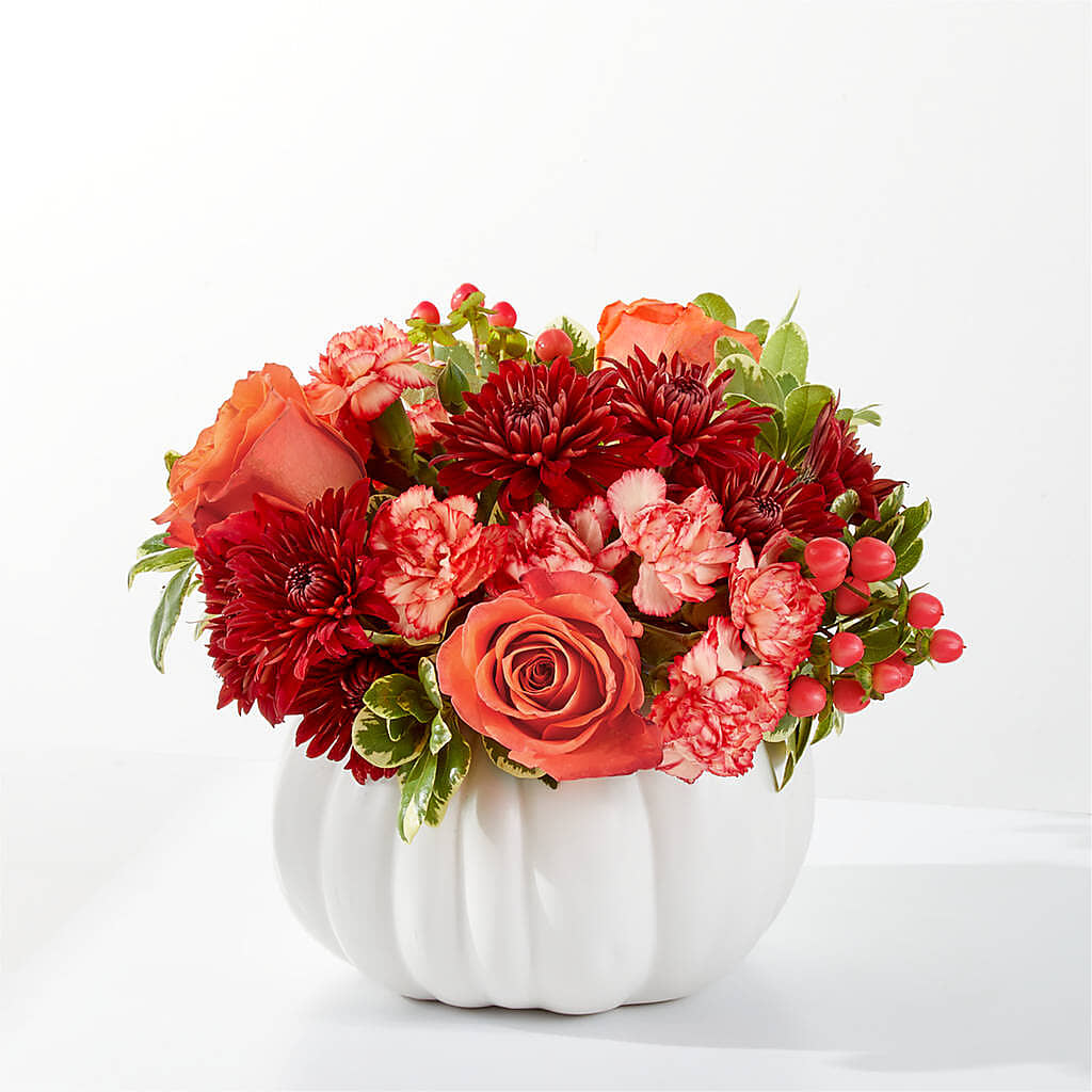 Autumn Air Pumpkin Bouquet –  Beantown Florist, Everett MA
