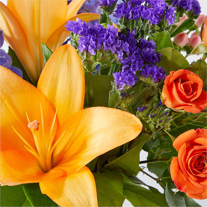 Radiant Citrus Bouquet –  Beantown Florist, Everett MA