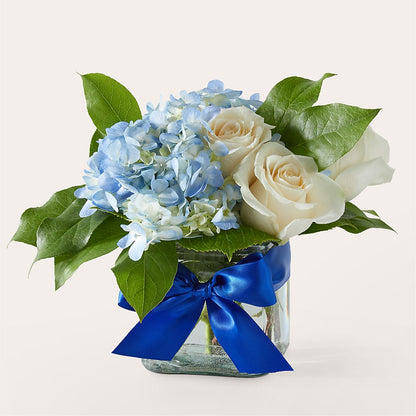 Sky Blue Delight Bouquet –  Beantown Florist, Everett MA