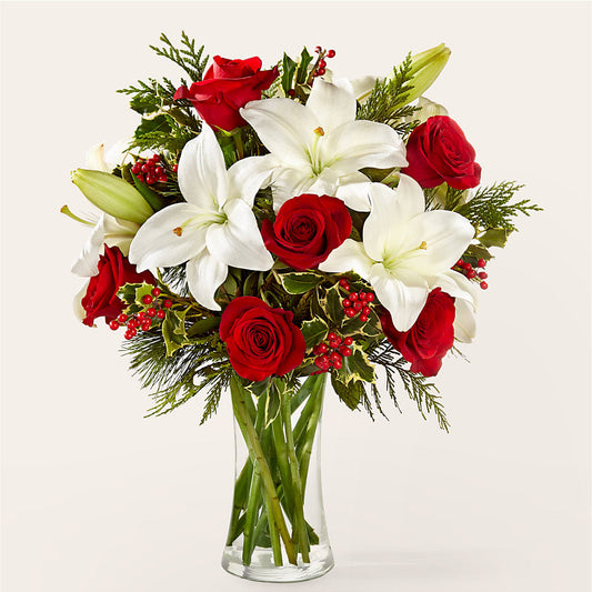 Sparkling Snowflakes Bouquet –  Beantown Florist, Everett MA