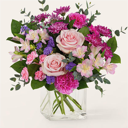 Rosy Radiance Bouquet –  Beantown Florist, Everett MA