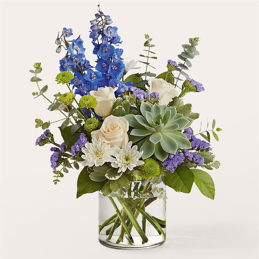 Cerulean Waves Bouquet –  Beantown Florist, Everett MA