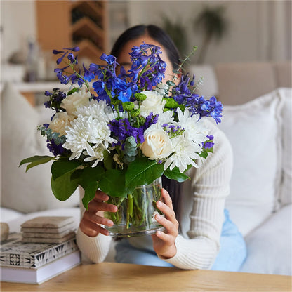 Cerulean Waves Bouquet –  Beantown Florist, Everett MA