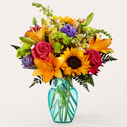 Double Rainbow Bouquet –  Beantown Florist, Everett MA