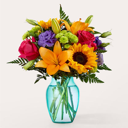 Double Rainbow Bouquet –  Beantown Florist, Everett MA