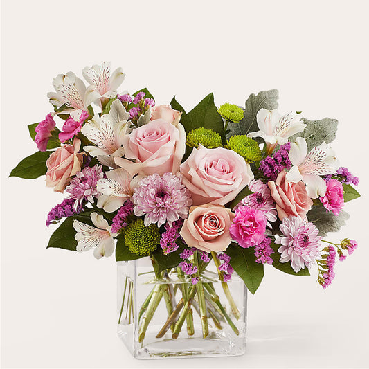 Pink Suede Bouquet –  Beantown Florist, Everett MA