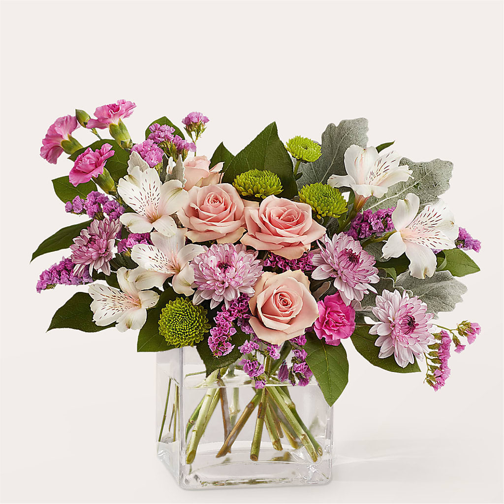 Pink Suede Bouquet –  Beantown Florist, Everett MA