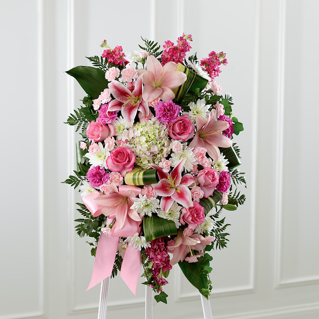 Comforting Standing Spray –  Beantown Florist, Everett MA