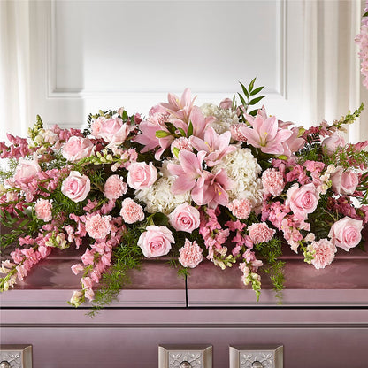 Life & Remembrance Casket Spray –  Beantown Florist, Everett MA