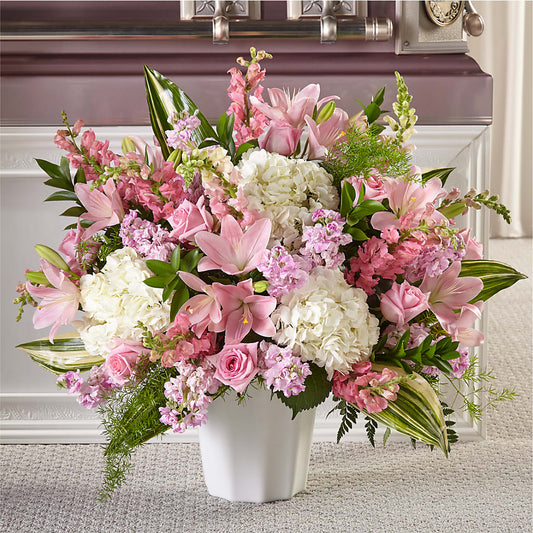 Simply Serene Floor Basket –  Beantown Florist, Everett MA
