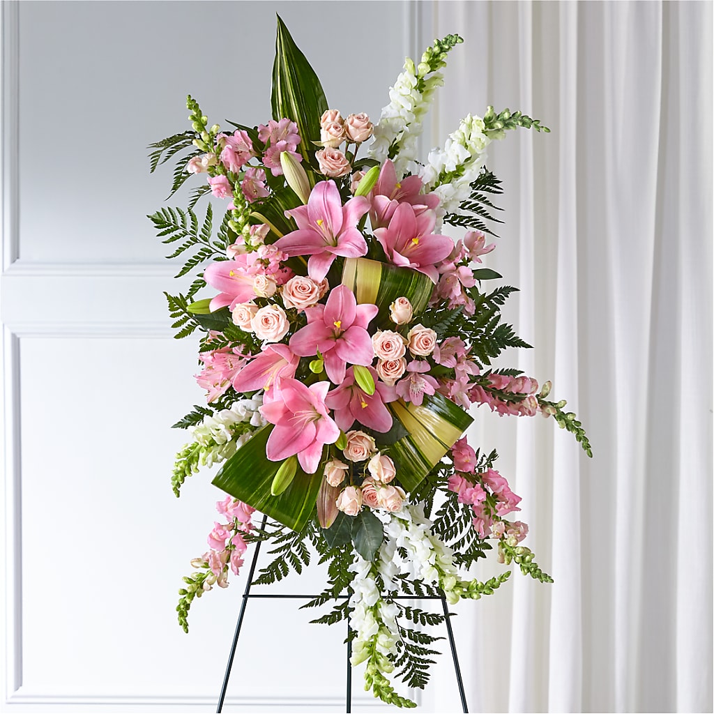 Elegant Embrace Standing Spray –  Beantown Florist, Everett MA