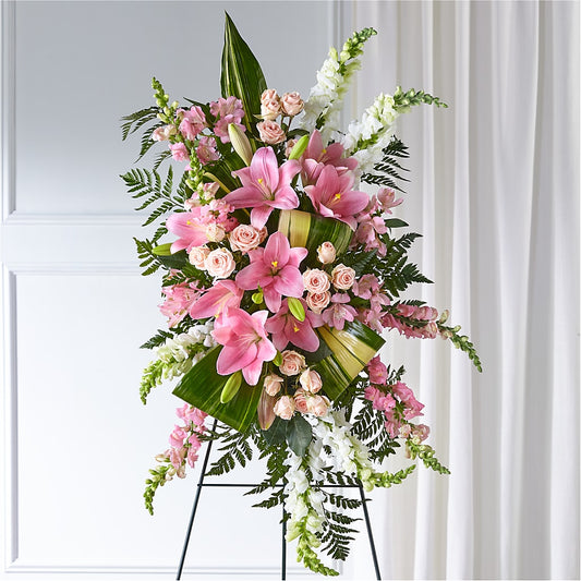Elegant Embrace Standing Spray –  Beantown Florist, Everett MA