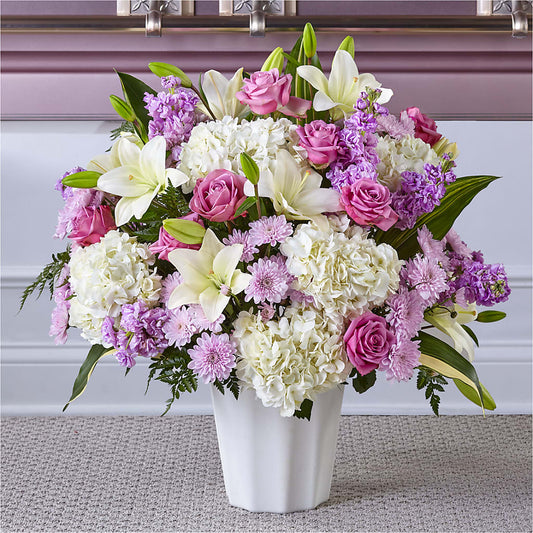 Heaven Sent Floor Basket –  Beantown Florist, Everett MA