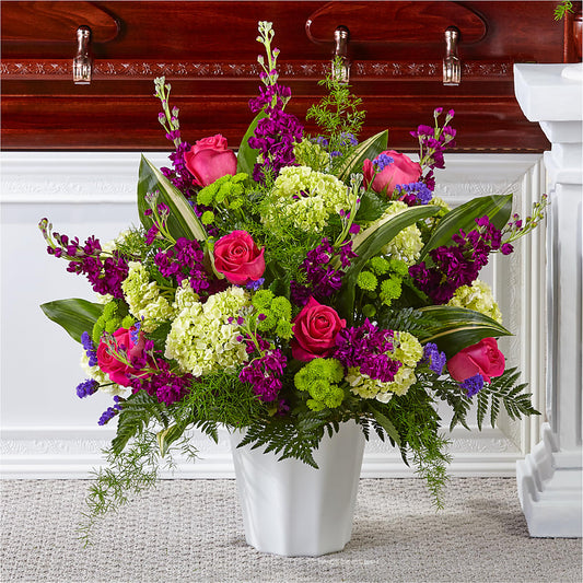Beautiful Horizons Floor Basket –  Beantown Florist, Everett MA
