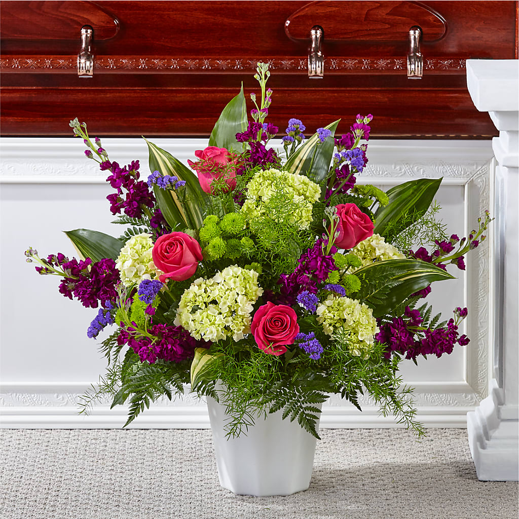 Beautiful Horizons Floor Basket –  Beantown Florist, Everett MA