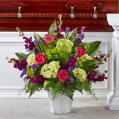 Beautiful Horizons Floor Basket –  Beantown Florist, Everett MA