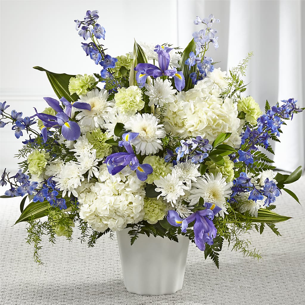 Soft Serenity Floor Basket –  Beantown Florist, Everett MA