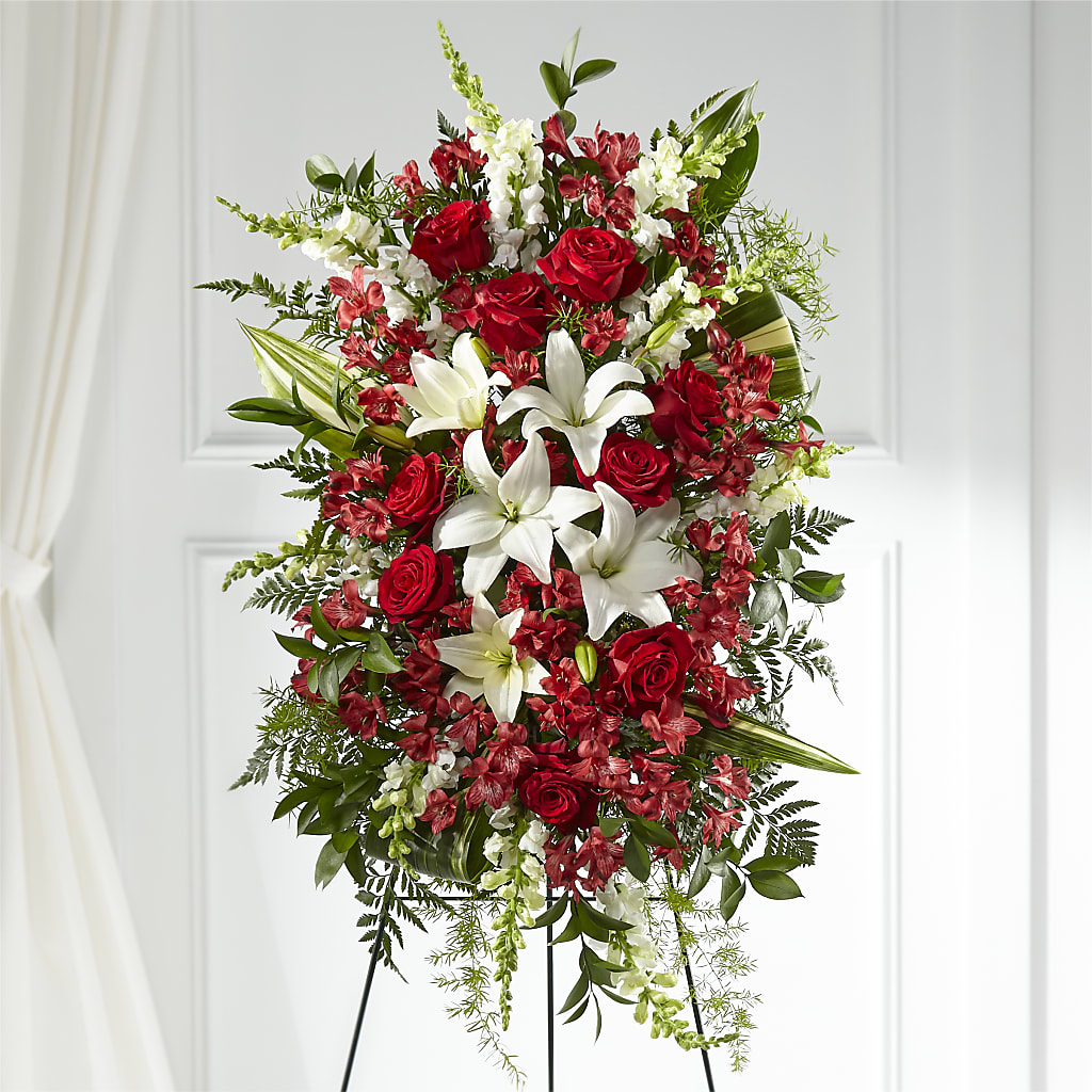 Everlasting Memory Standing Spray –  Beantown Florist, Everett MA