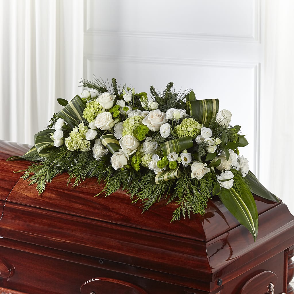 Hopeful Gesture Casket Spray –  Beantown Florist, Everett MA