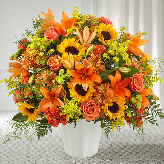 Harvest Thoughts Floor Basket –  Beantown Florist, Everett MA