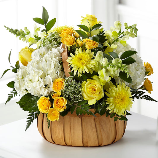 Rustic Remembrance Basket –  Beantown Florist, Everett MA