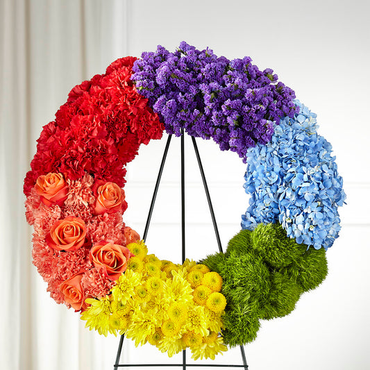 Circle of Love Wreath –  Beantown Florist, Everett MA
