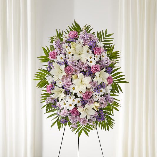 Surrounded by Love Standing Spray –  Beantown Florist, Everett MA